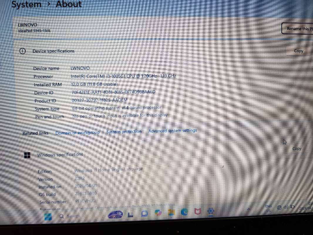 Lenovo IdeaPad I3 10th