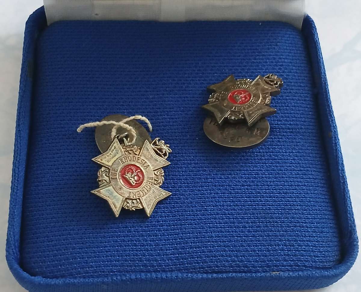 The Rhodesia Regiment Cufflinks - inscribed