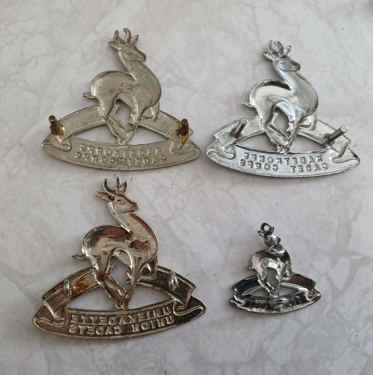 Cadet Corps Badges x4