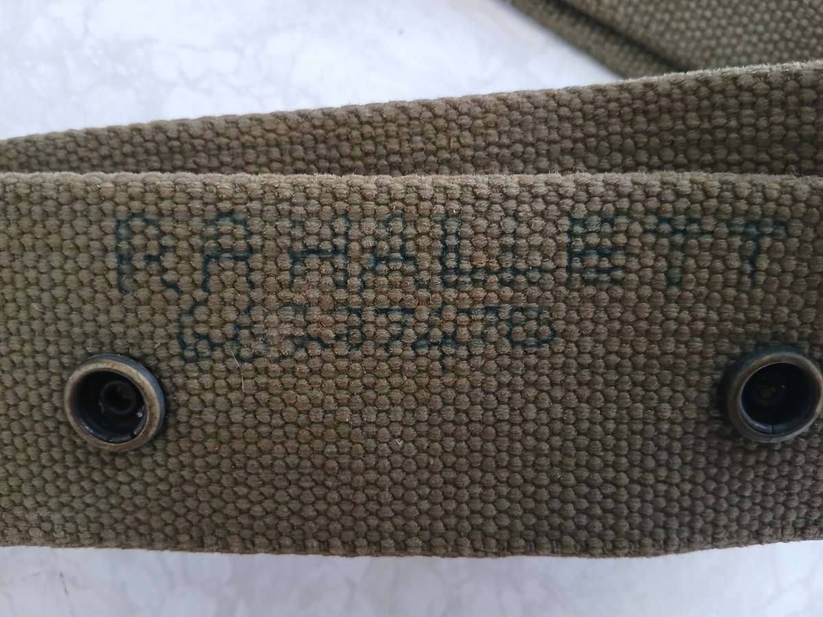 Web Belt, very good condition, lightly named.