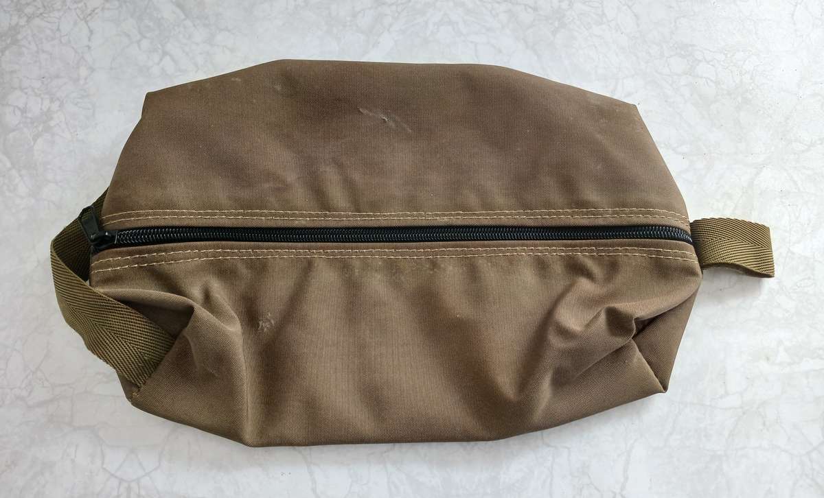 Utility Pouch - repurposed groundsheet