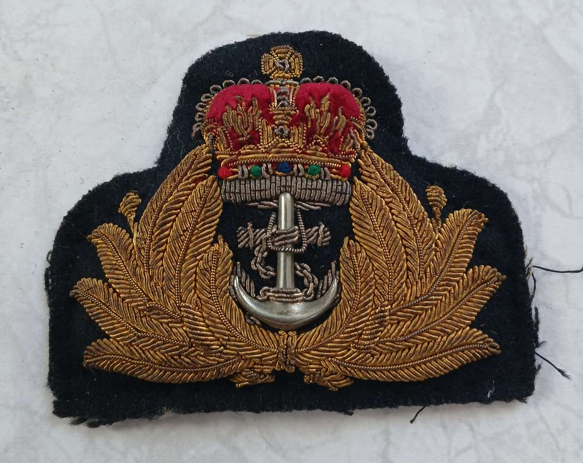 Royal Navy Officer's Cap Badge