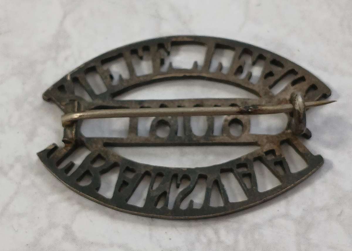 Transvaal Rifle Team 1909 Badge/Title