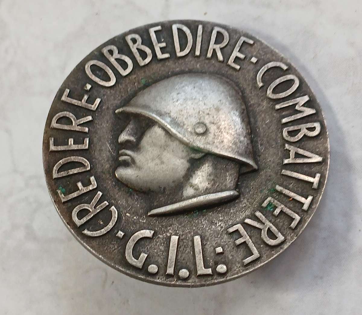 WW2 Era Mussolini G.I.L. Badge