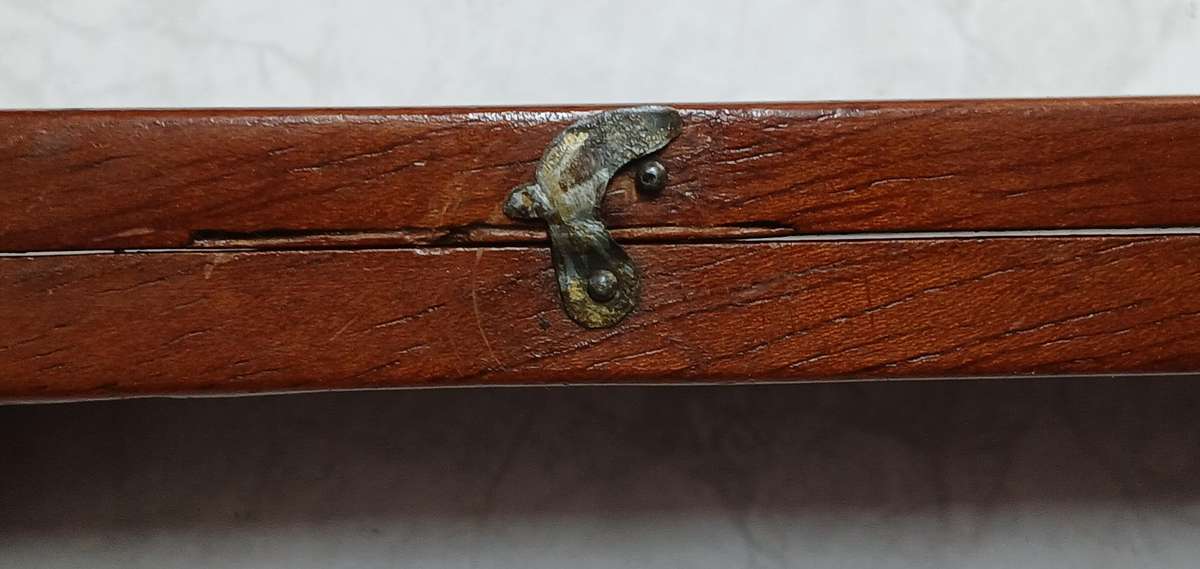 Boer War POW Handcraft - Box with Coins - Ceylon