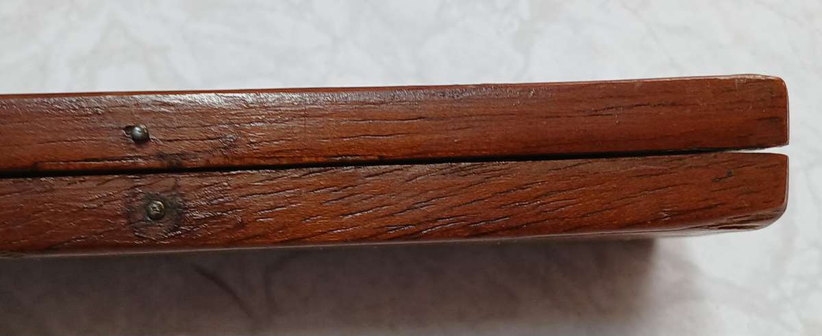 Boer War POW Handcraft - Box with Coins - Ceylon