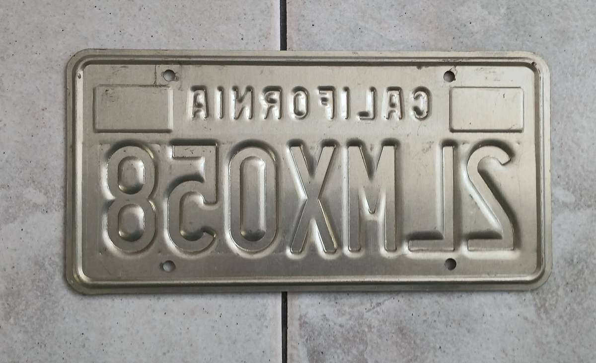 US Number Plate