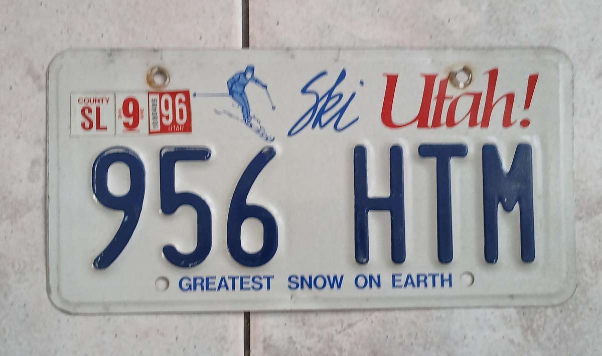 US Number Plate