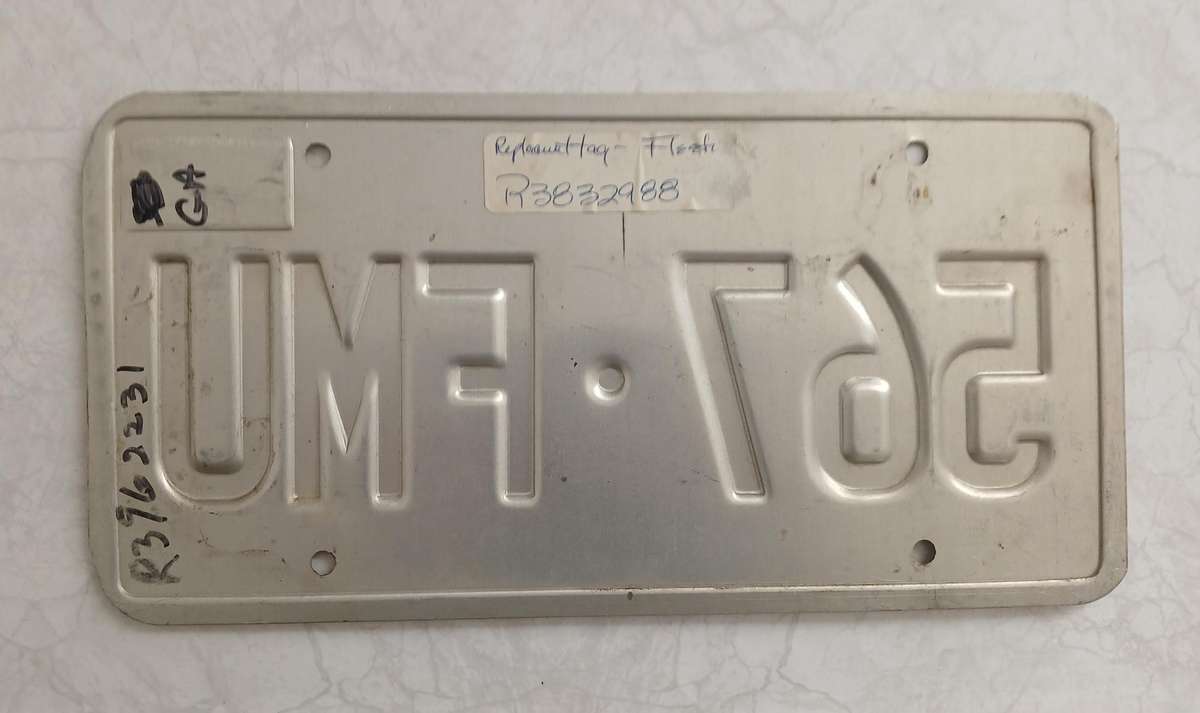 US Number Plate