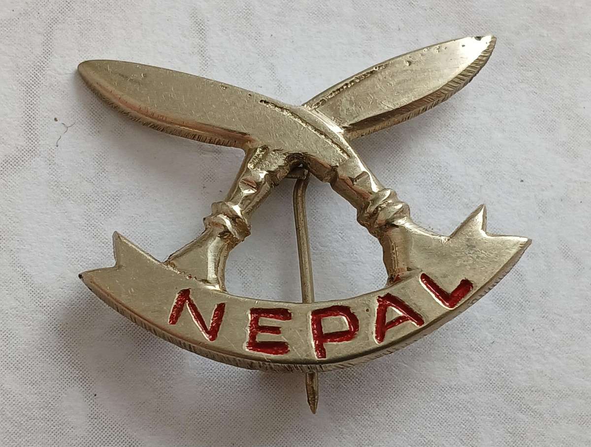 Gurkha / Nepal Lapel Badge