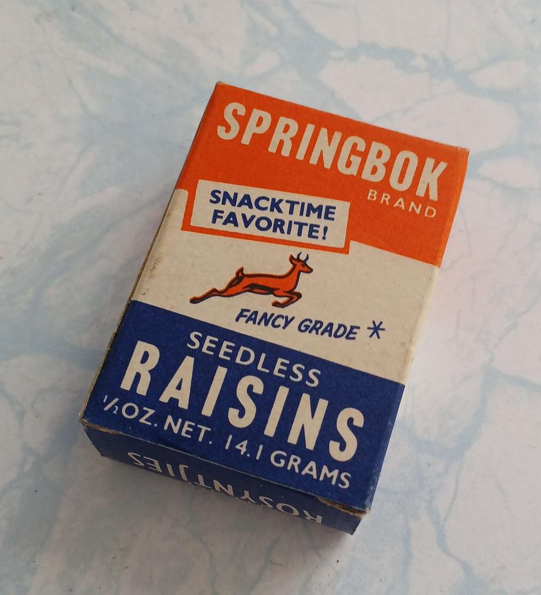 Vintage SA Raisin Snack Box