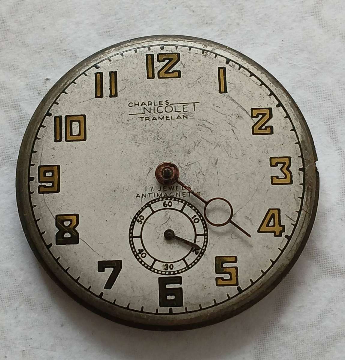 Charles Nicolet Wrist Watch Movement