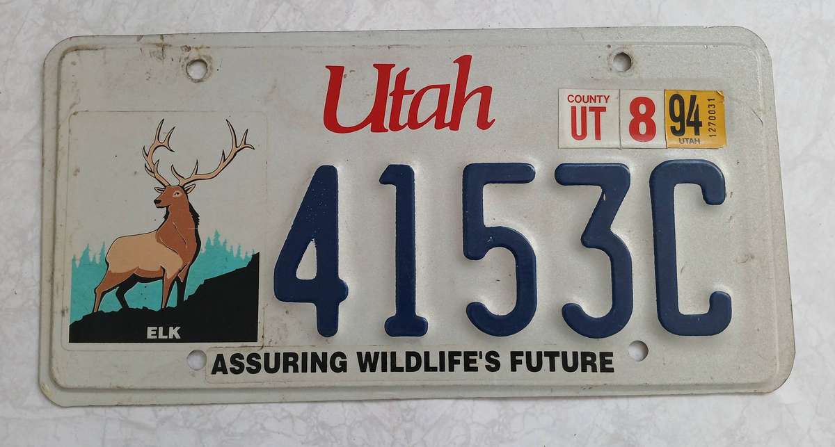 US Number Plate