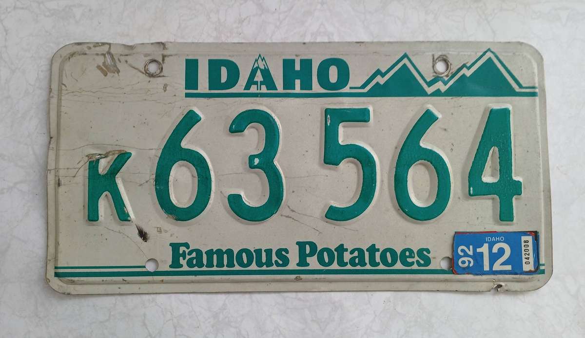 US Number Plate