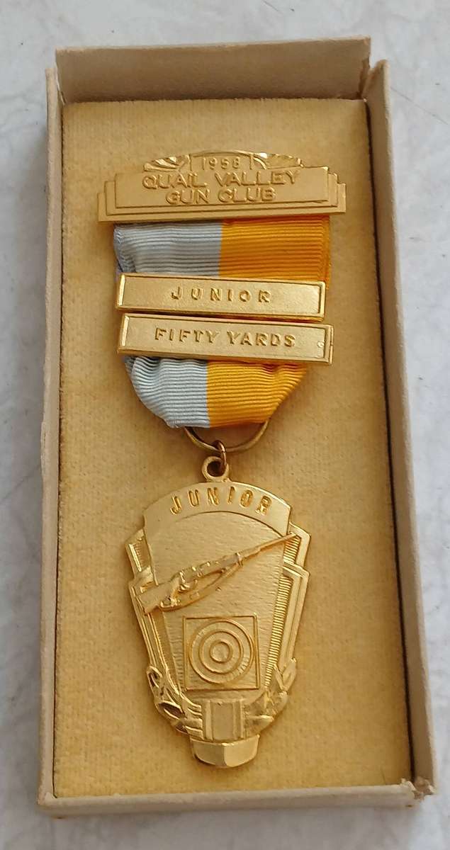 Quail Valley Gun Club Medal 1958