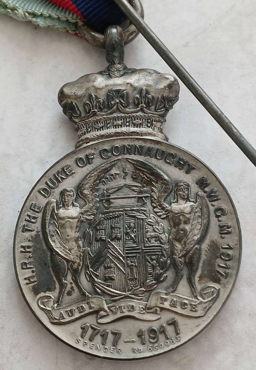 English Freemasonry Bi-Centenary Medal/Jewel - 1717-1917 Duke of Connaught
