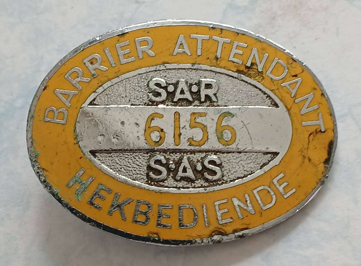 SAR/SAS Barrier Attendant / Hekbediende Badge