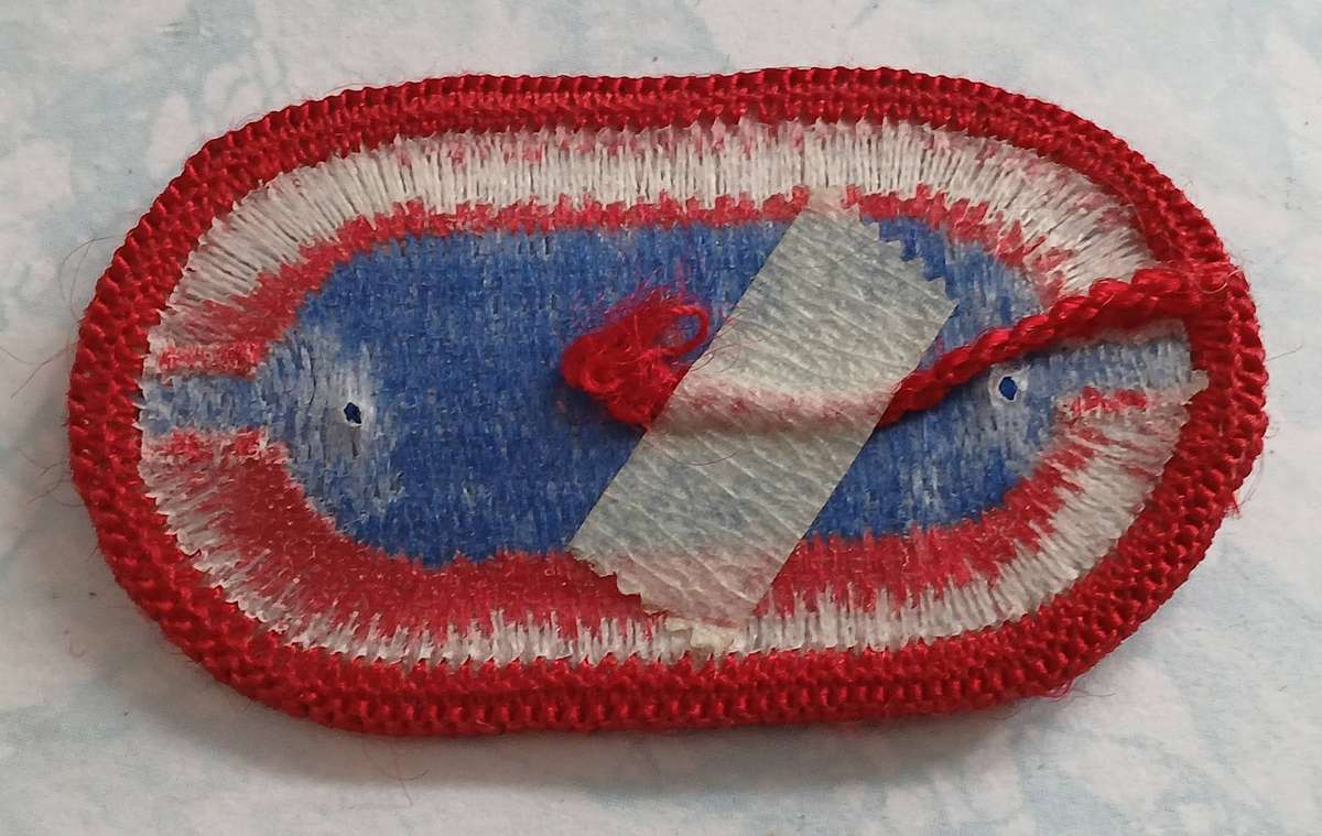 US Airborne Background Trimming Patch