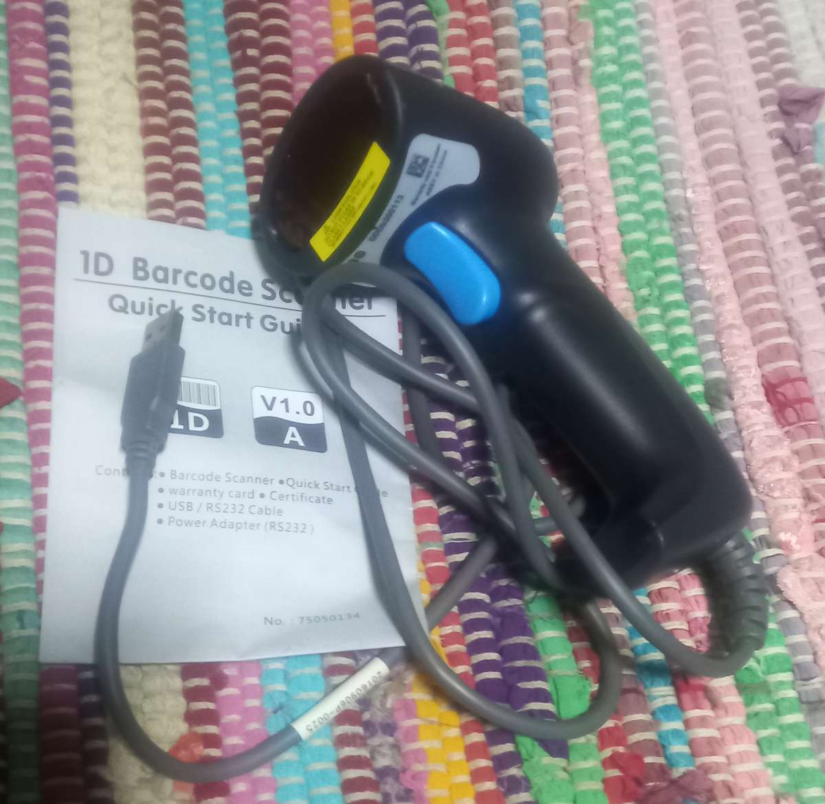 1D Barcode Scanner USB