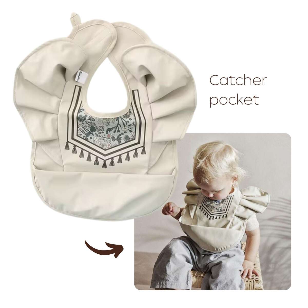 baebe - Bib With Crumb Catcher