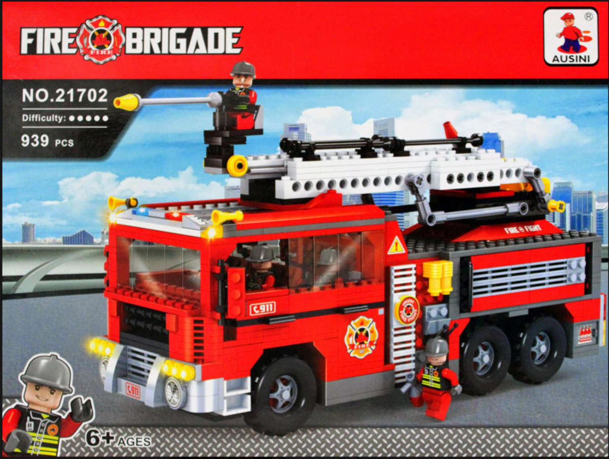 AUSINI #21702 - FIRE BRIGADE (LADDER TRUCK)