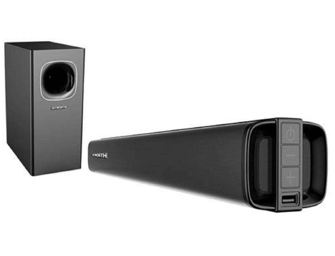 SKYWORTH SS330 2.1 CHANNEL SOUNDBAR 480W (WIRELESS SOUNDBAR/GREAT WORKING CONDITION/ NO REMOTE)