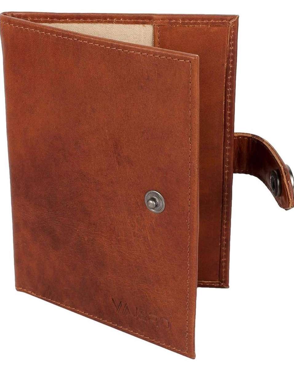 VAJERO LEATHER RFID SHIELD PASSPORT WALLET