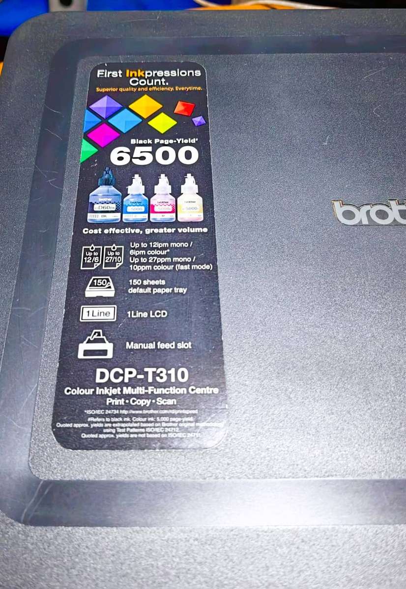 BROTHER DCP-T310 3-IN-1 INK TANK PRINTER (PRINTING BLANKS)