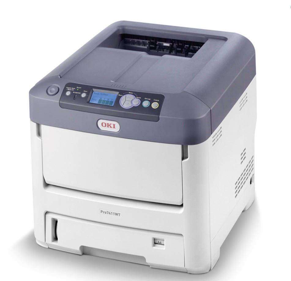 OKI C711WT WHITE TONER PRINTER