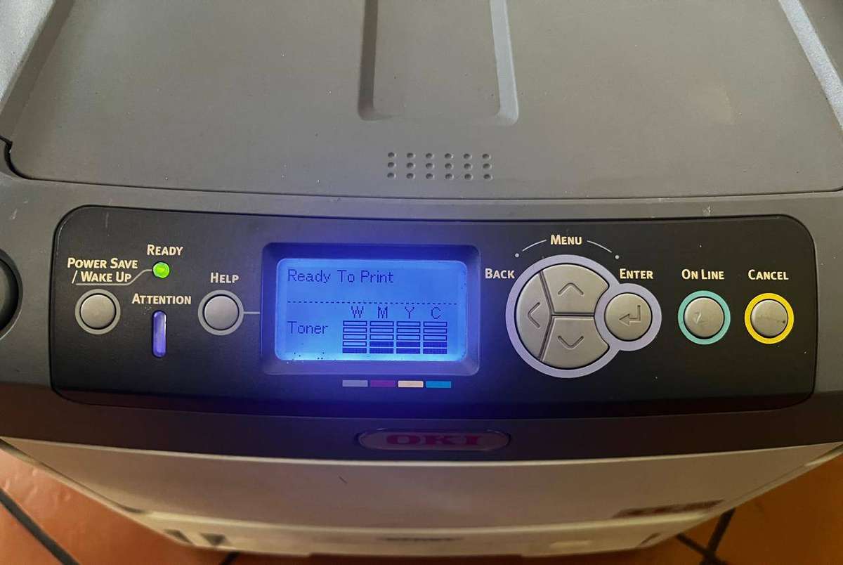 OKI C711WT WHITE TONER PRINTER