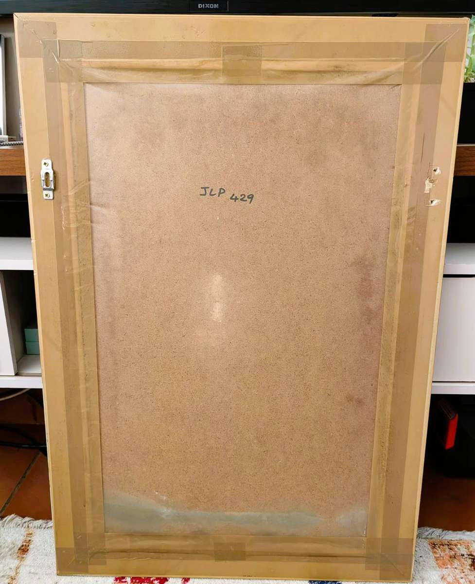 Gold - colored frame Art (80cm X 54cm) LOT#1