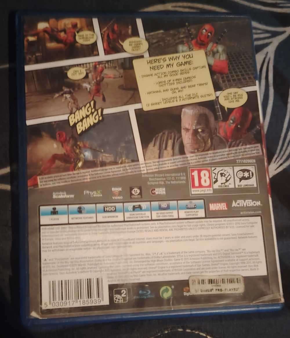 Deadpool PS4