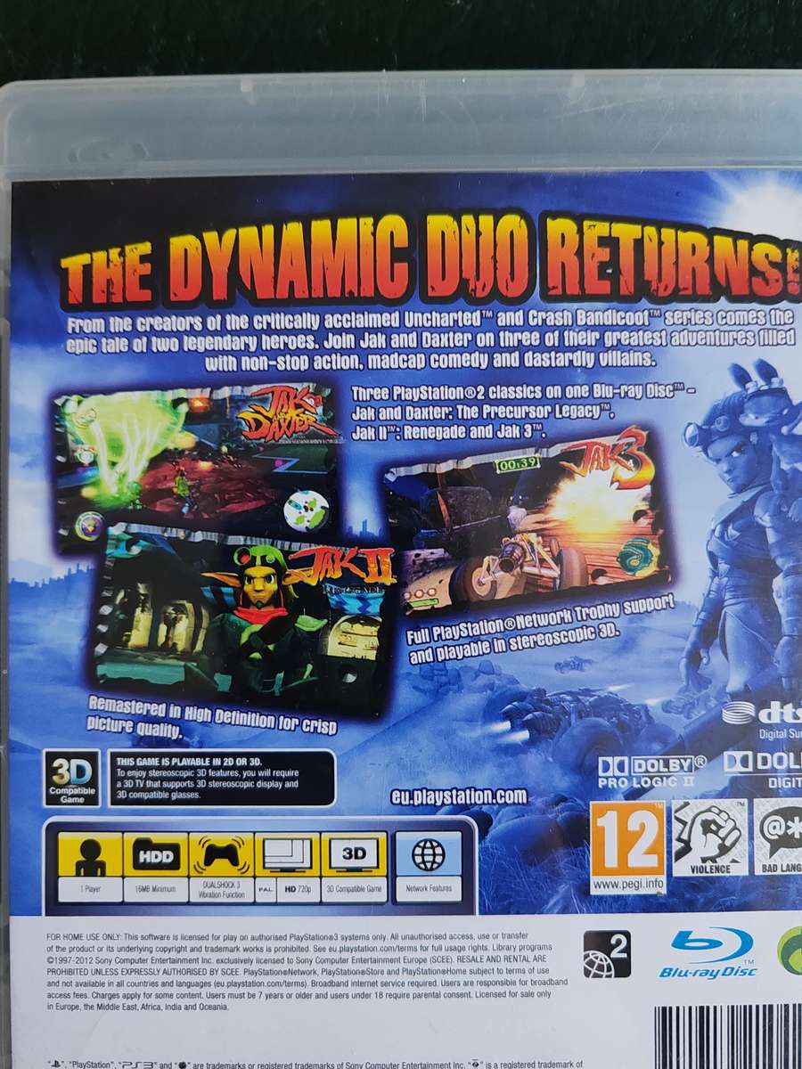 Jak And Daxter trilogy PS3