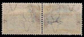 SWA 1951 Official 6d overprinted pair FU