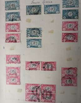 SA Union & RSA 1935-65 approx 80 pages of used singles