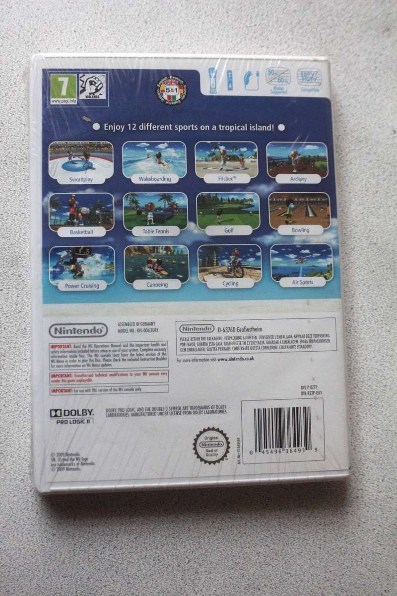 SEALED Wii Sports Resort (Nintendo Selects) - Nintendo Wii - PAL SA Version