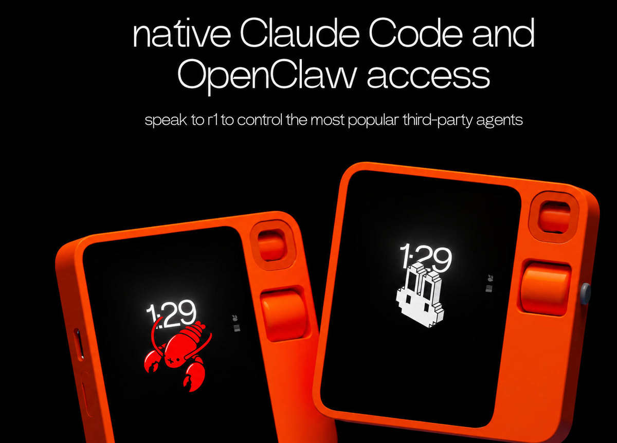 Rabbit R1 - Claude Code and OpenClaw Companion