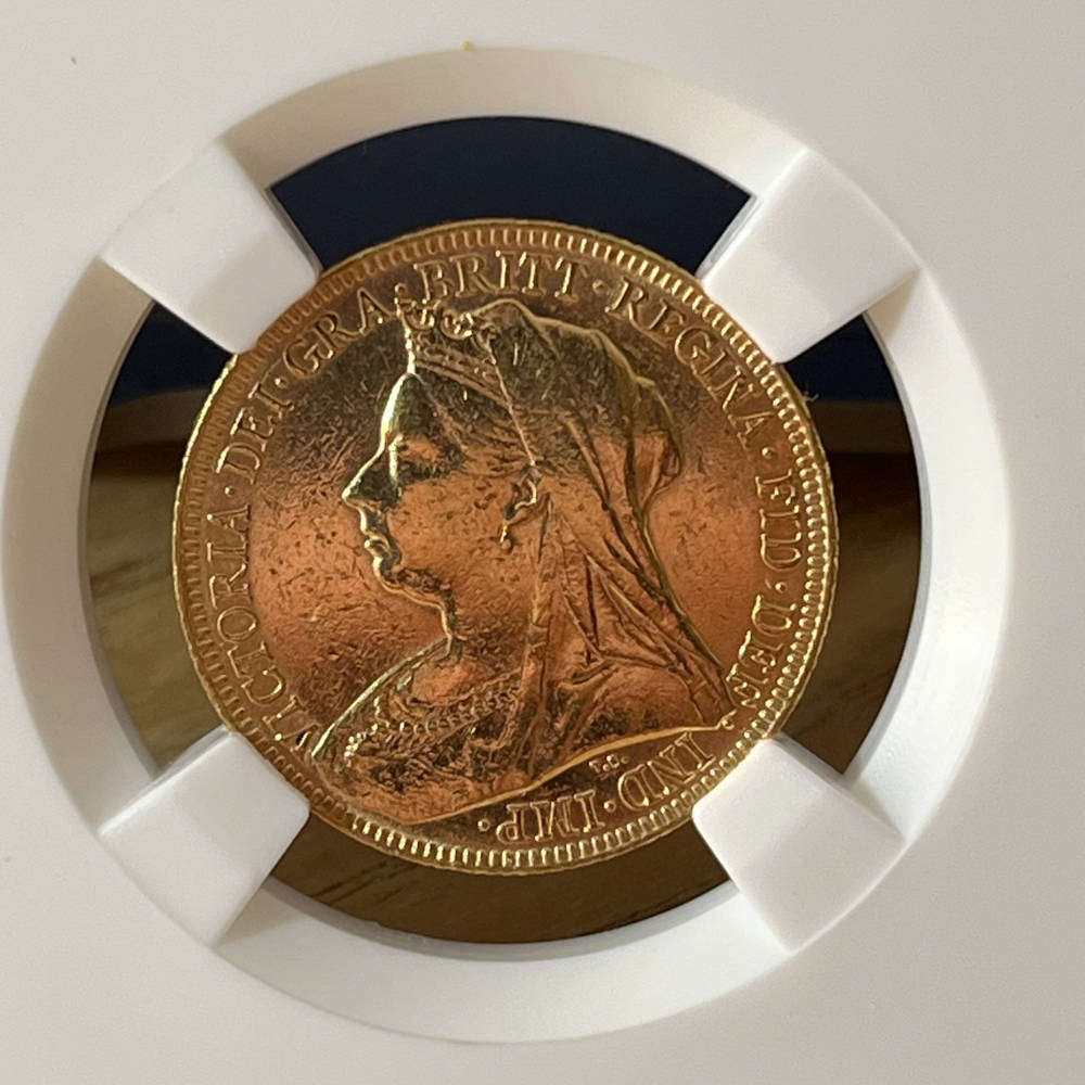 FULL 1893 sovereign - gold coin