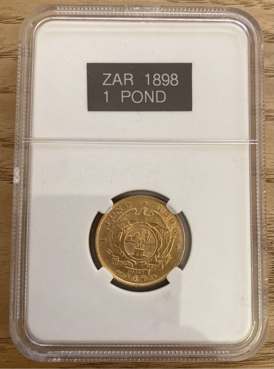 1898 - ZAR 1 POND