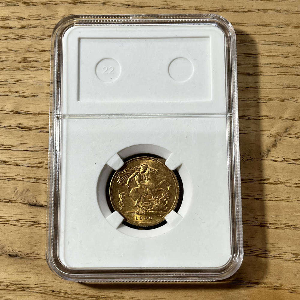 1930 FUL sovereign - great condition - coin 2