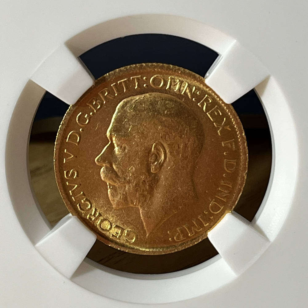 FULL 1912 sovereign - gold coin