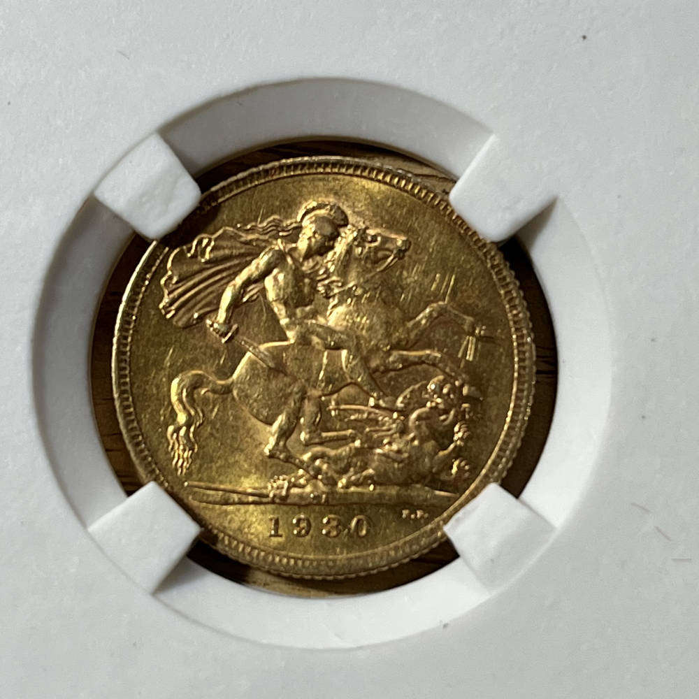 1930 FUL sovereign - great condition - coin 2