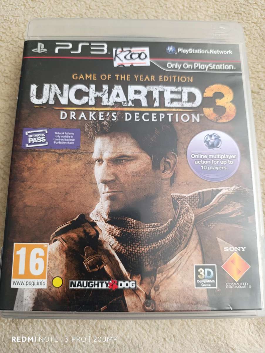 Ps3 Uncharted 3 Drake`s Deception Game of the year Edition