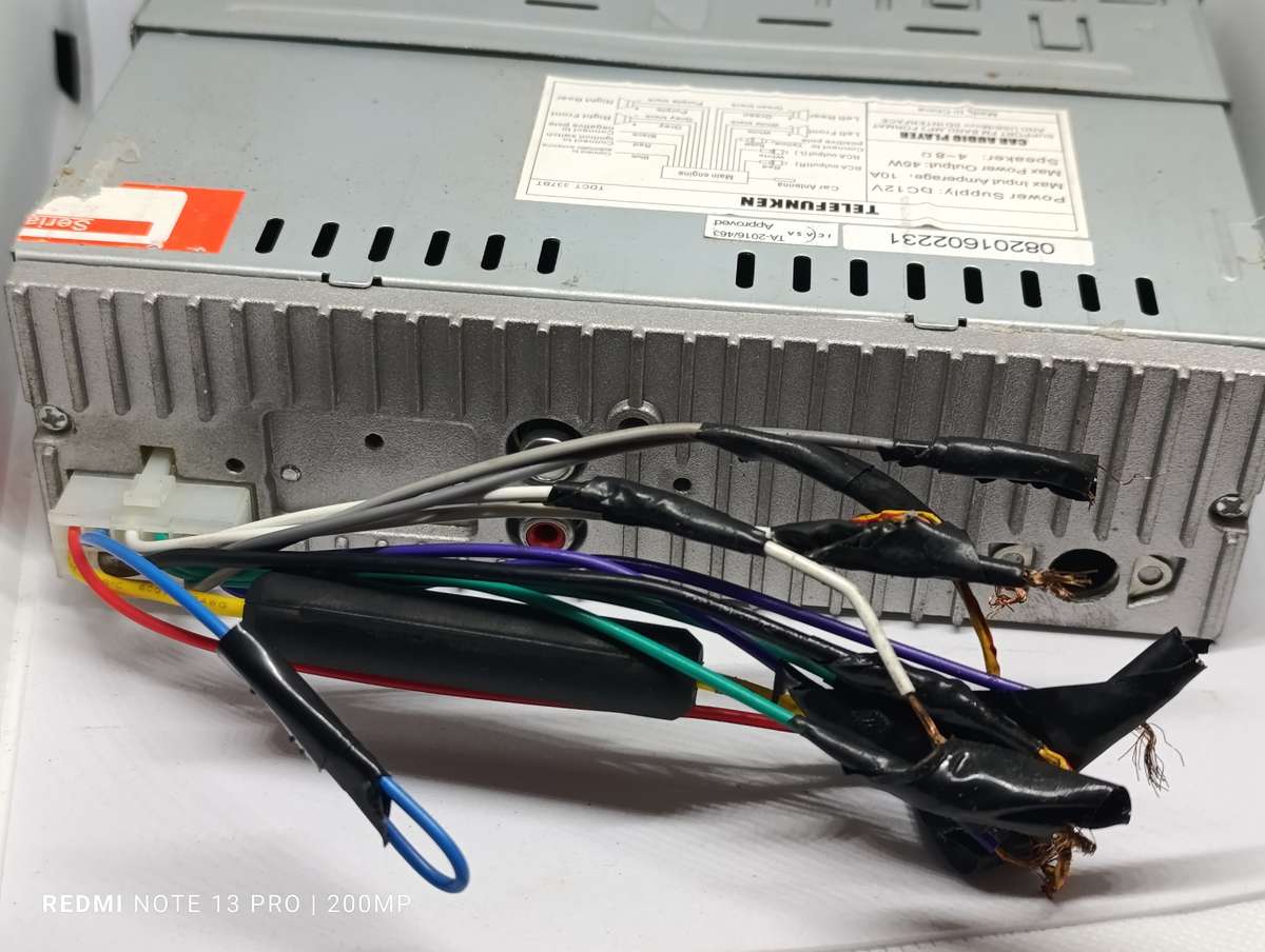 Telefunken Car Touchscreen Radio USB/Aux