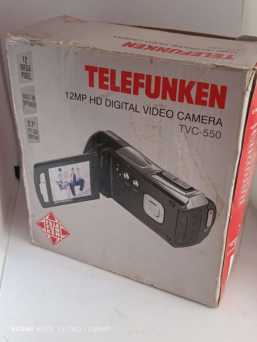 Telefunken TVC-550 HD Digital Video Camera