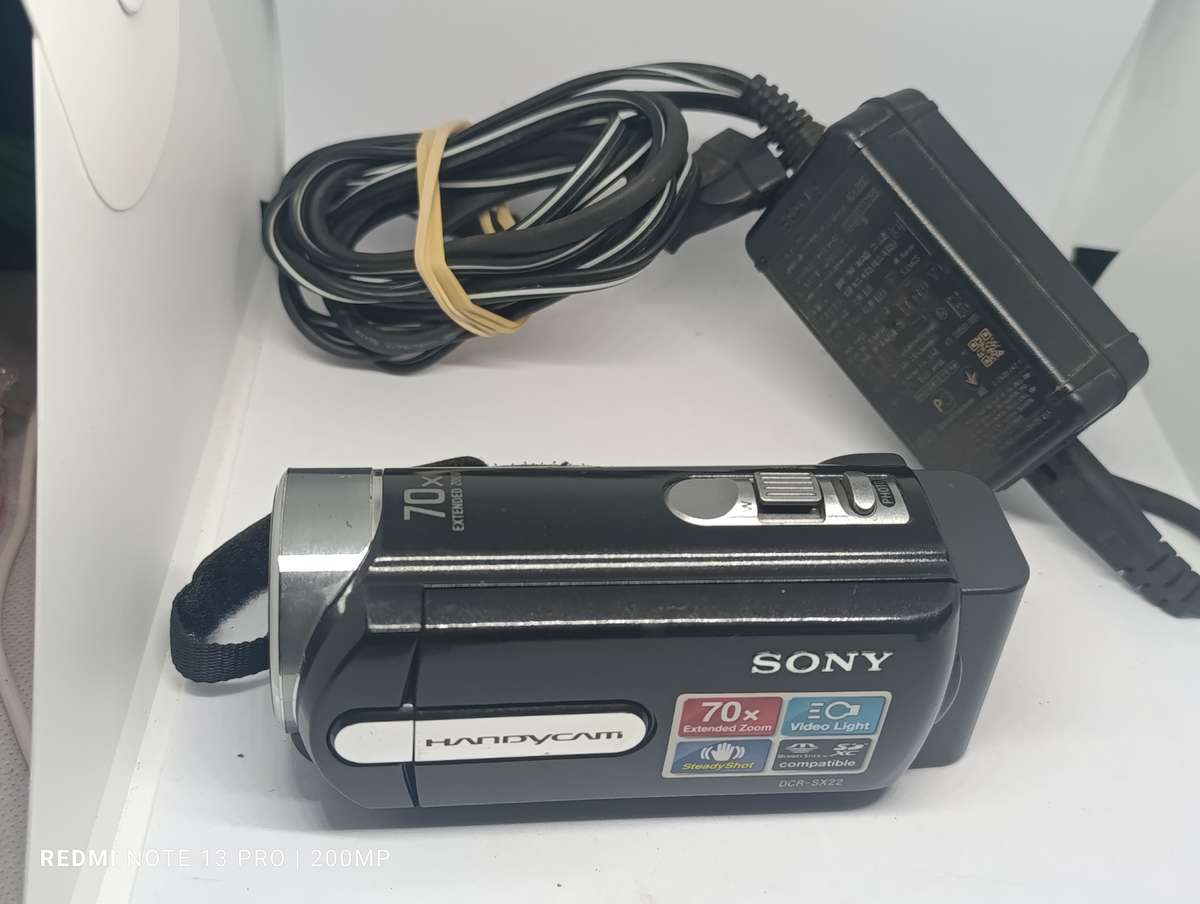 Sony CyberShot DCR SX22E Camcorder - 60x Zoom