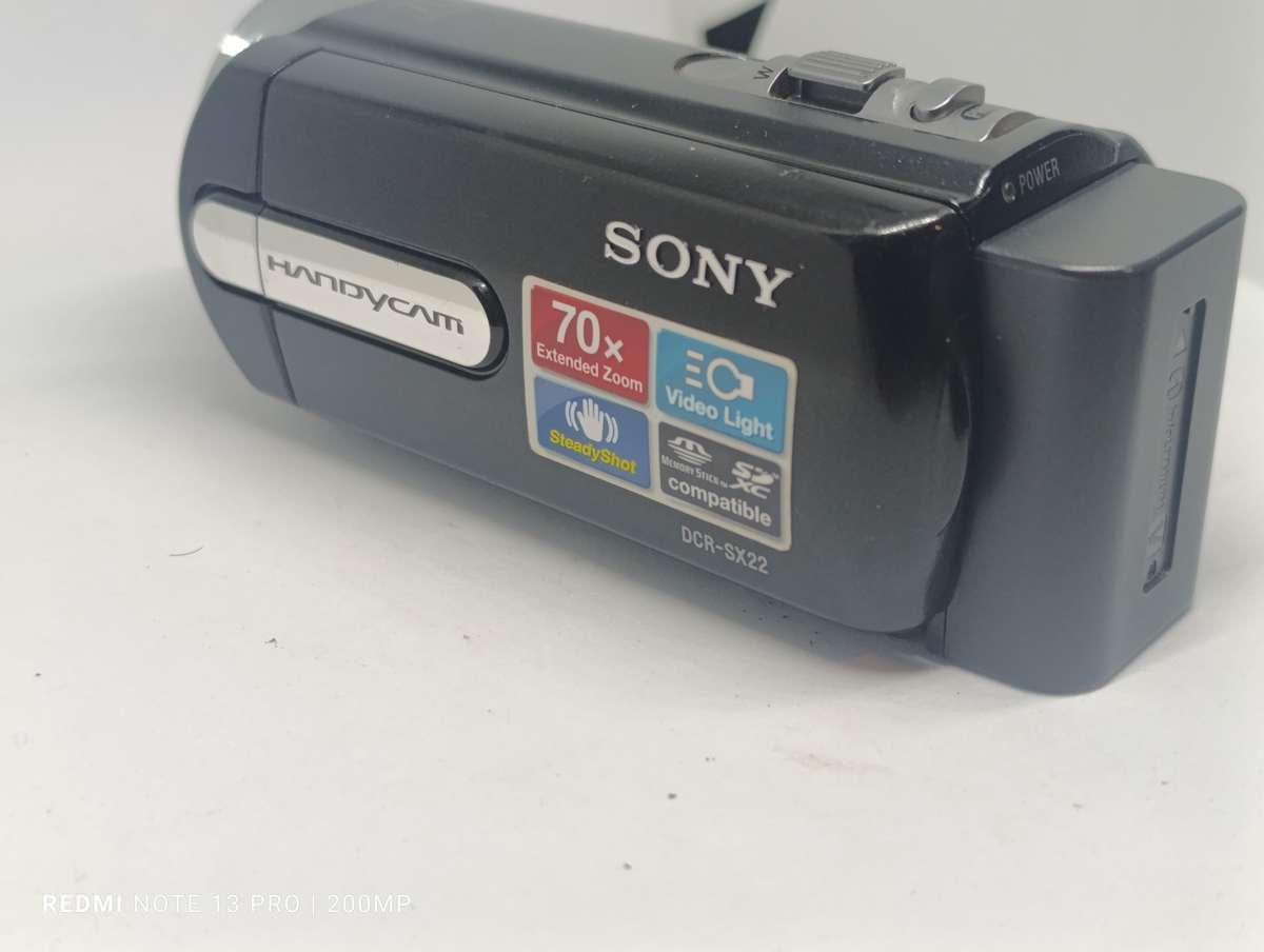 Sony CyberShot DCR SX22E Camcorder - 60x Zoom