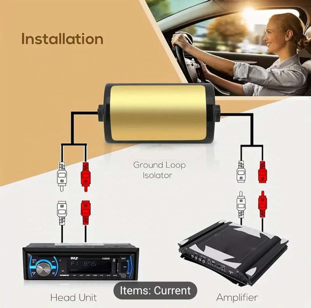 1pc Universal Car Audio Noise Suppressor