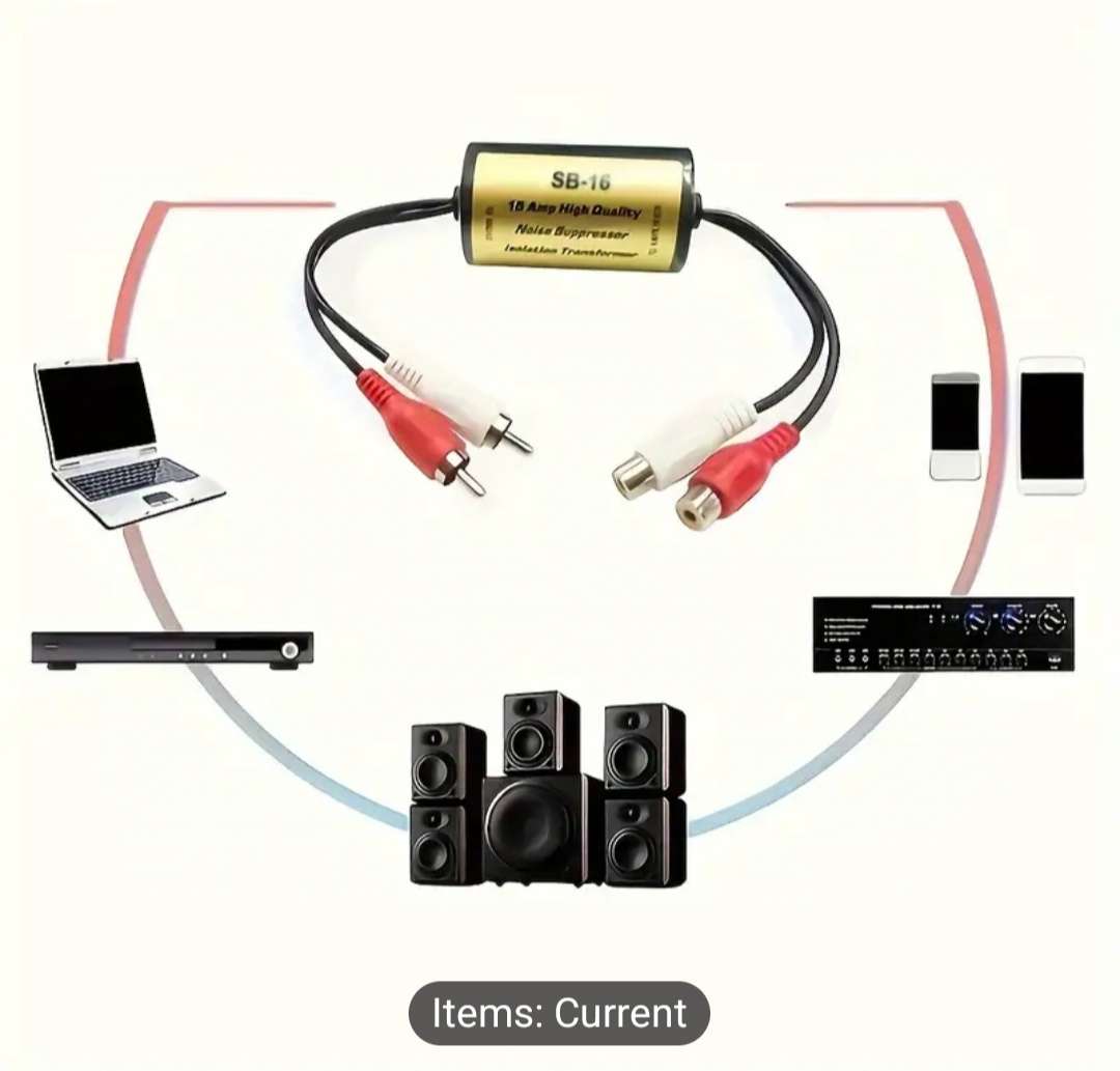 1pc Universal Car Audio Noise Suppressor