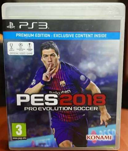 Ps3 PES 2018 Pro Evolution Soccer Premium Edition